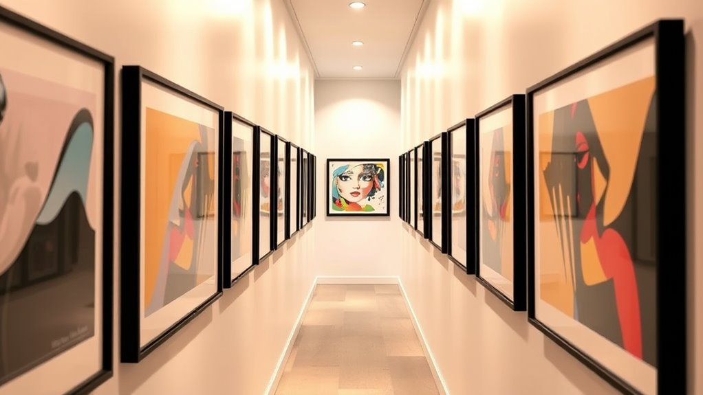 cohesive narrow space design