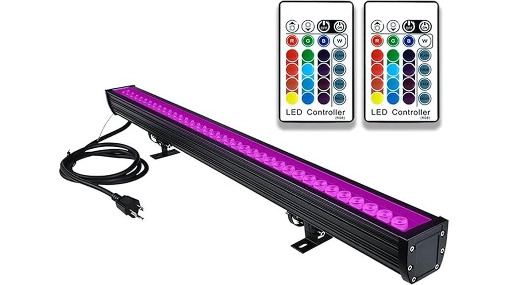 color changing wall lighting