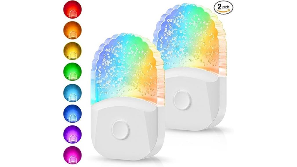 color changing wall night lights