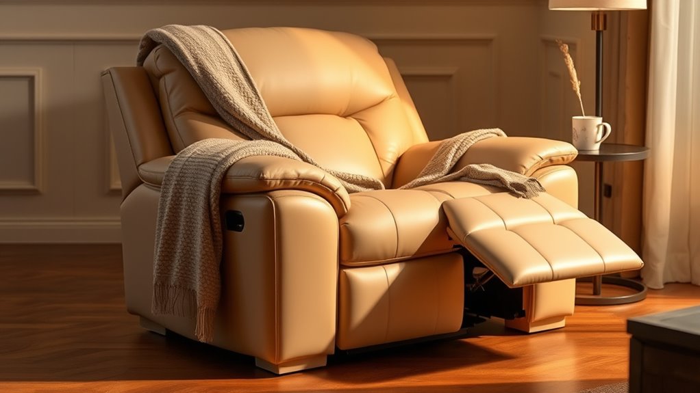 comfortable adjustable recliner features