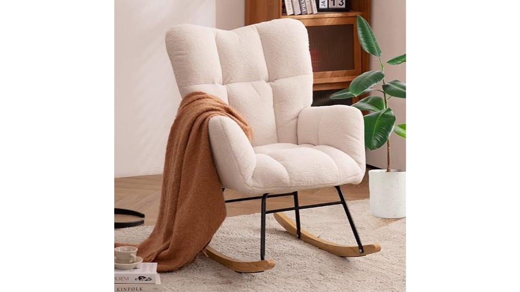 comfortable nursery rocking chair