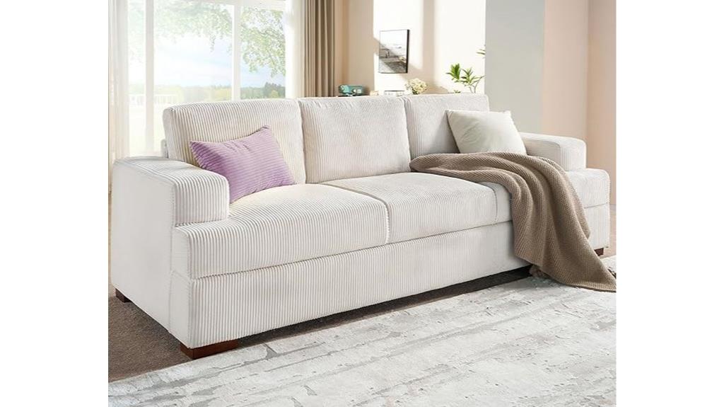 comfortable three seater sofa