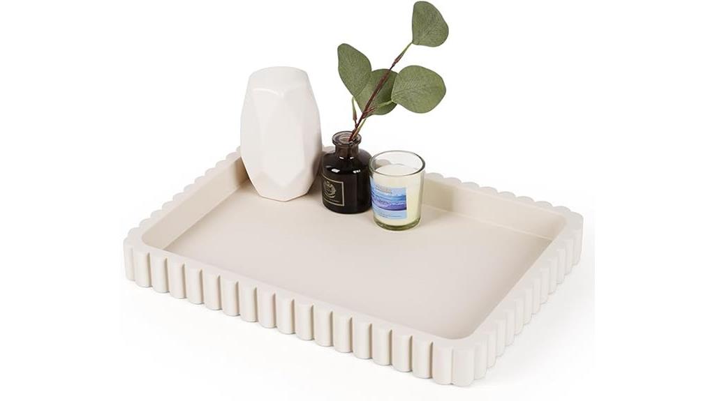 concrete coffee table tray