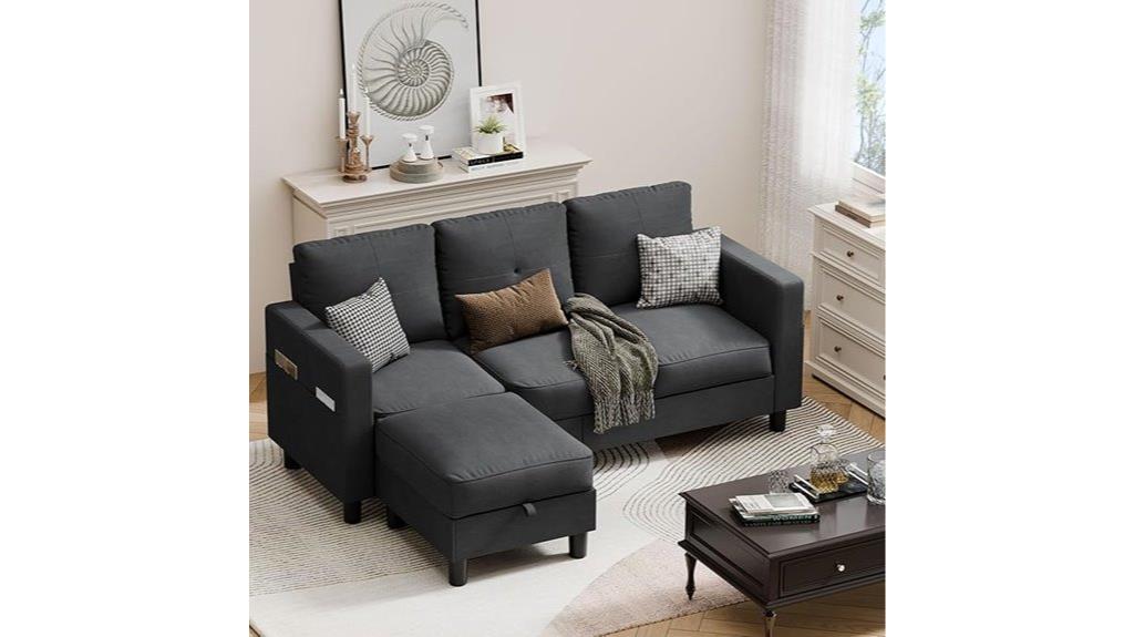 convertible sectional living room