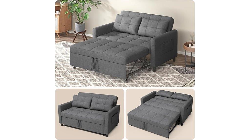 convertible sofa with pull out bed