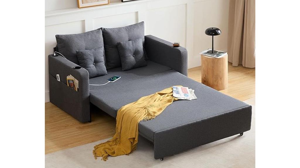 convertible sofa with storage