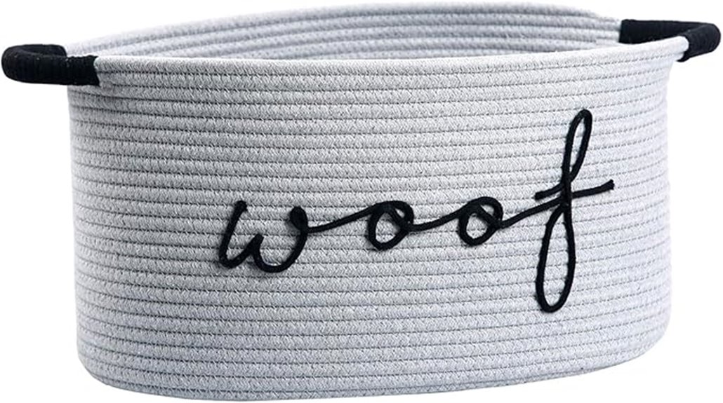 cotton rope pet basket