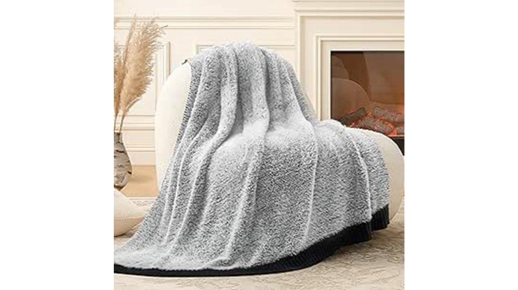 cozy couch knit blanket