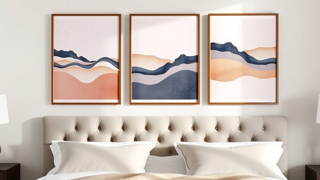 create balanced multi panel art