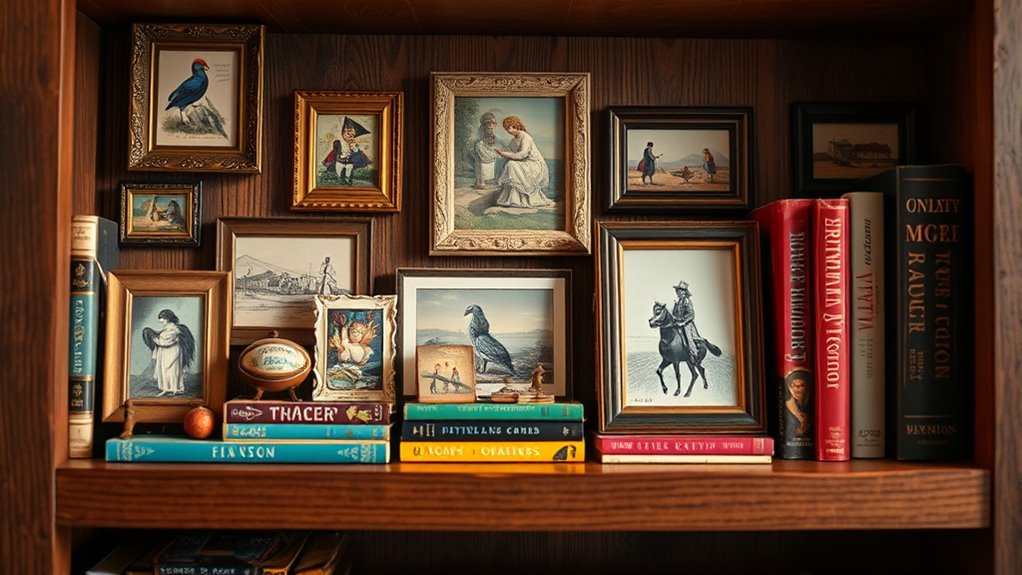 create personalized bookshelf displays