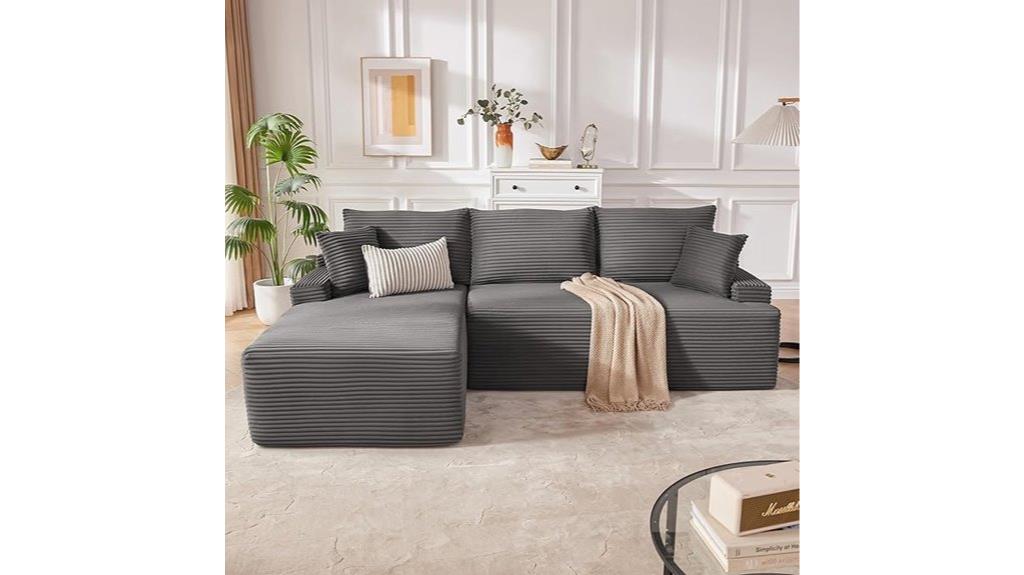 dark grey cloud couch