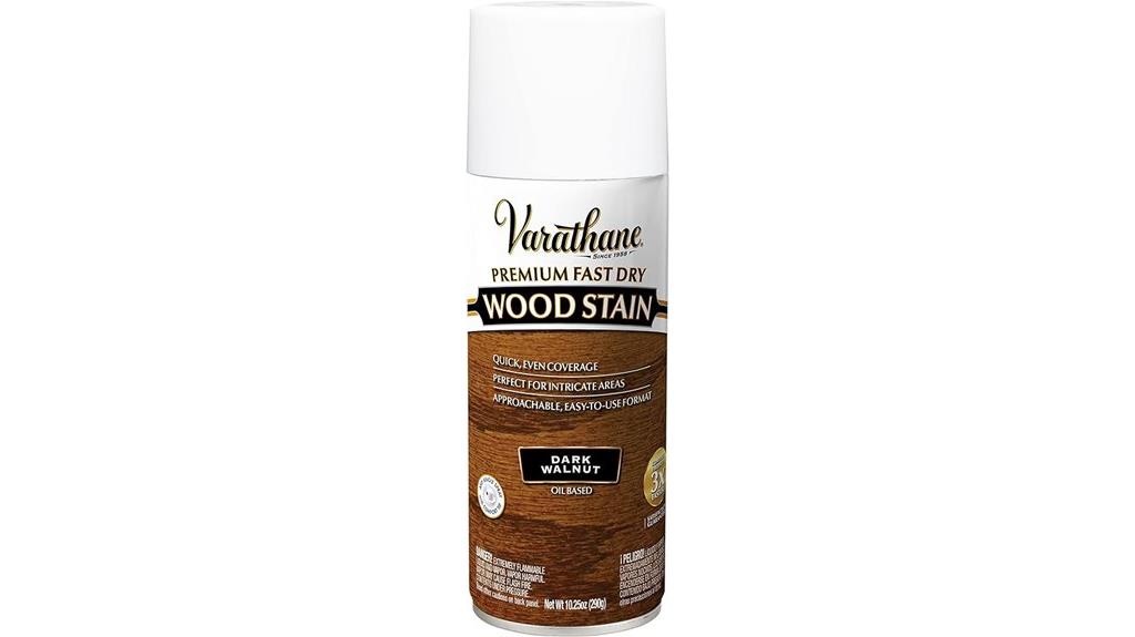 dark walnut spray stain