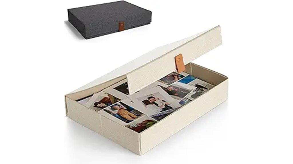 decorative photo storage box