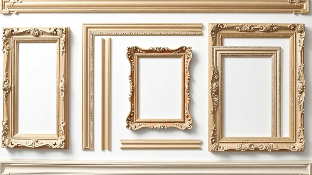 decorative precise framing layout