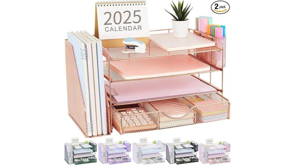 desk organizer with files