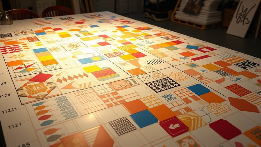 digital mural layout planning