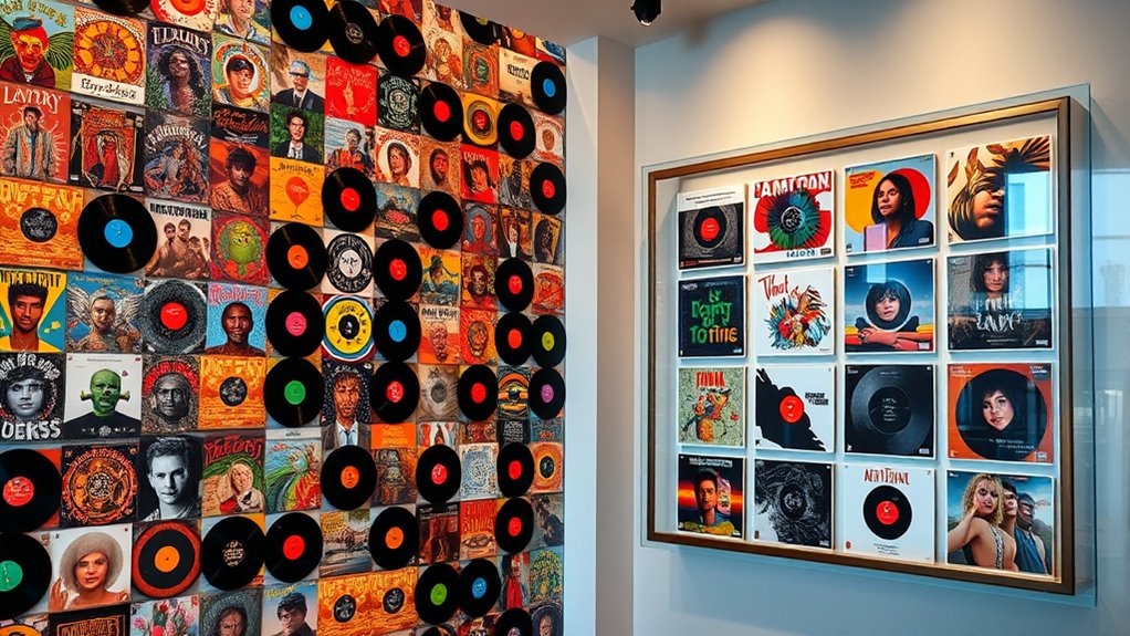 display methods for vinyl