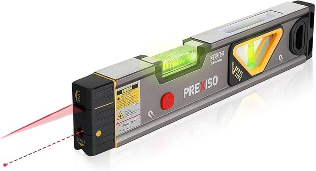 dual function laser and spirit