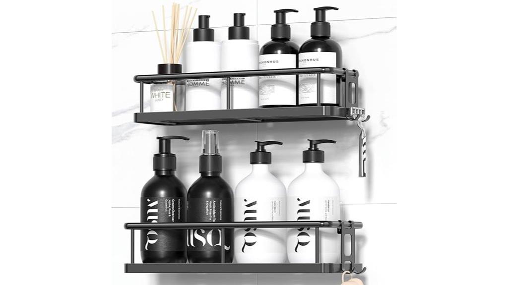 dual pack shower organizer