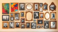 eclectic salon style arrangements