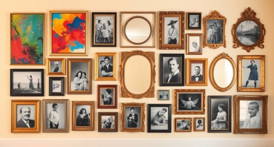 eclectic salon style arrangements