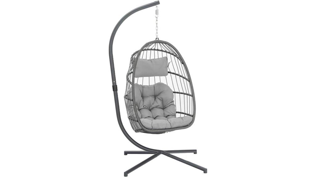 egg shaped swing chair