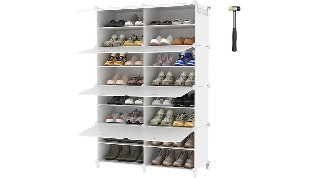 eight tier shoe storage