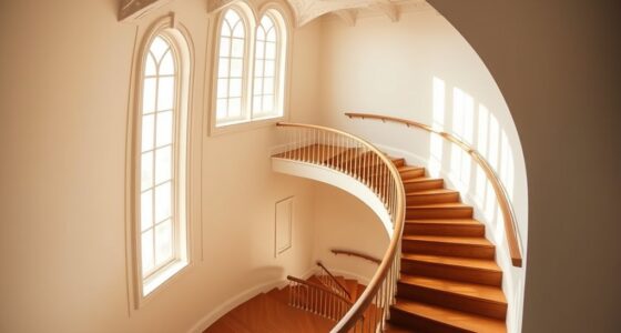 elegant curved gallery design