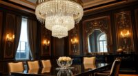 elegant dining room lighting