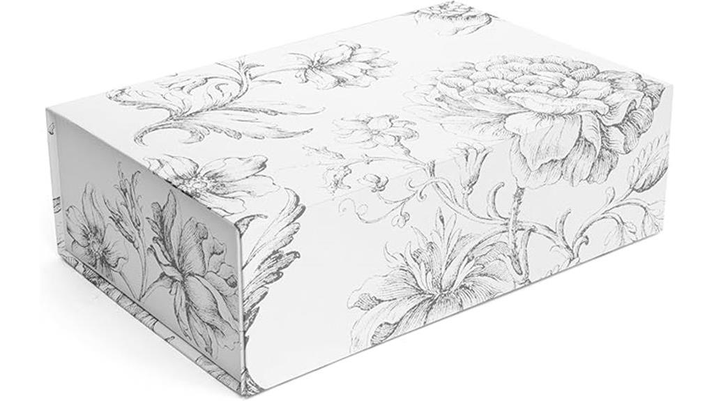 elegant magnetic keepsake box