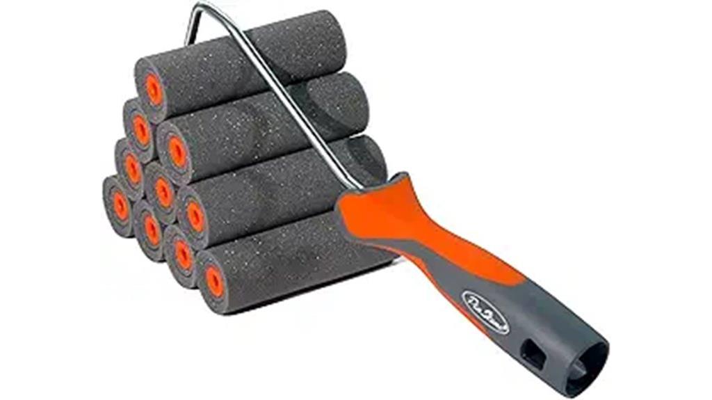eleven foam paint rollers