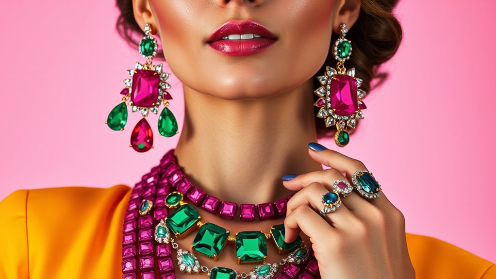 enhance with bold accessories