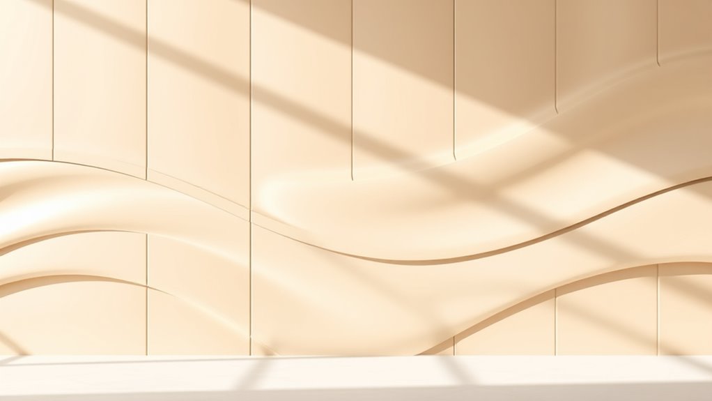 enhancing curved wall aesthetics