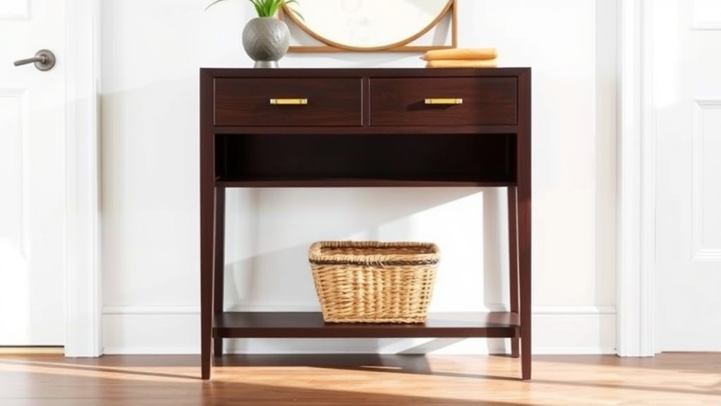 entryway console table considerations