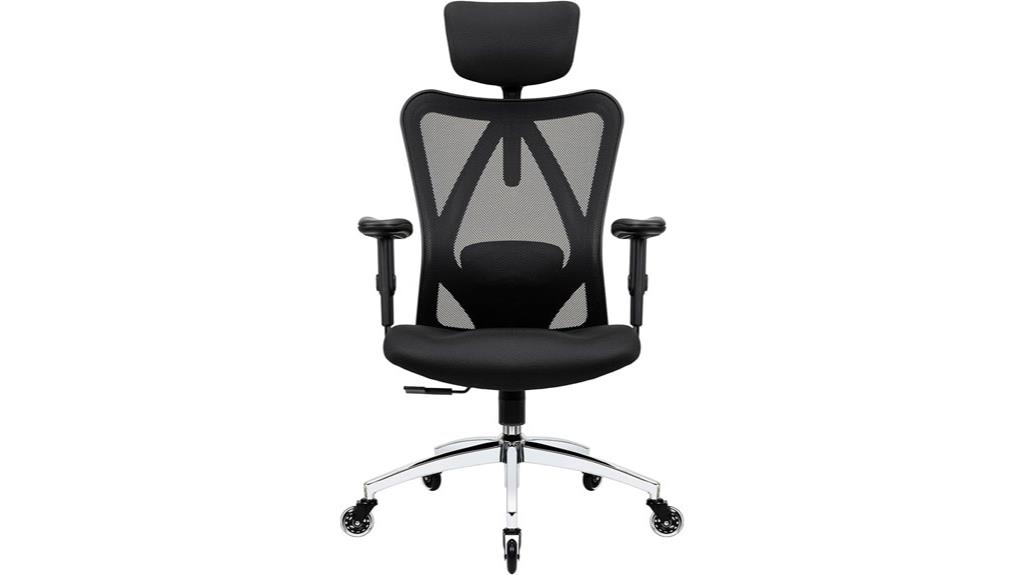 ergonomic lumbar office chair