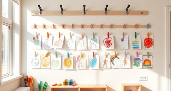 expandable kids artwork display