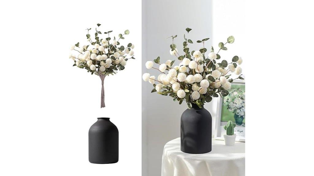 fake flower centerpiece vase