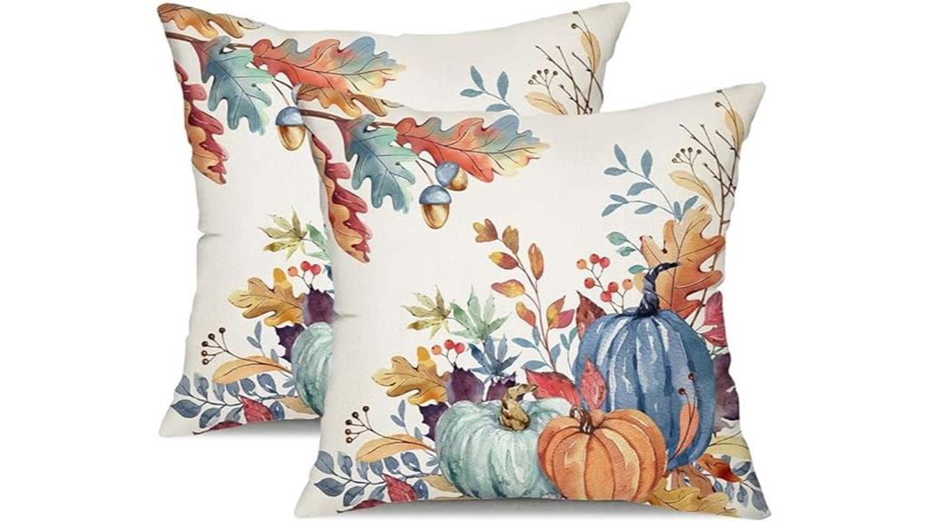 fall themed pillow covers