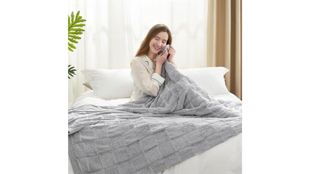 faux fur couch blanket