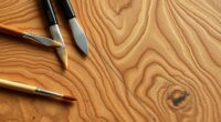 faux wood grain painting
