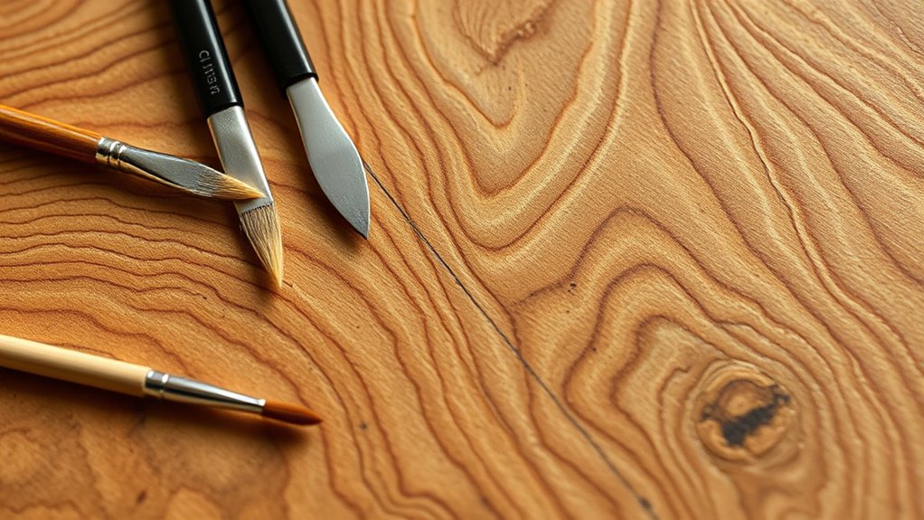 faux wood grain painting