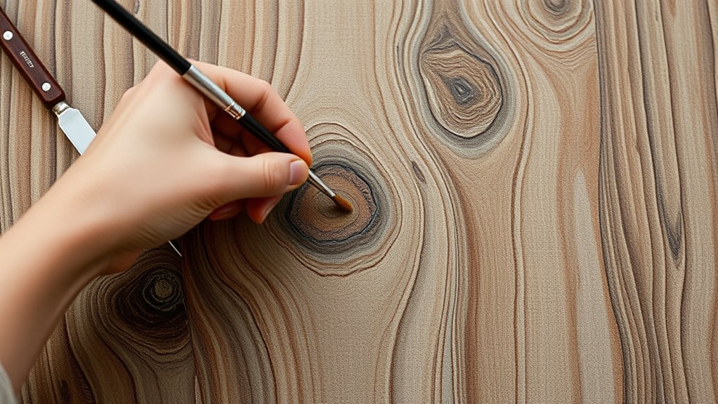 faux wood grain techniques
