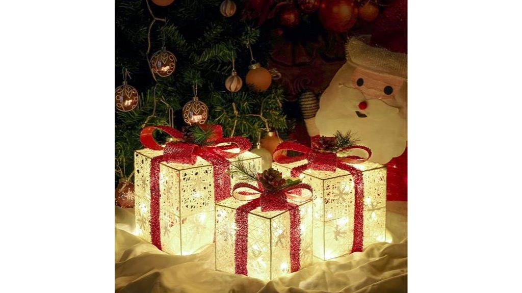festive illuminated gift sets