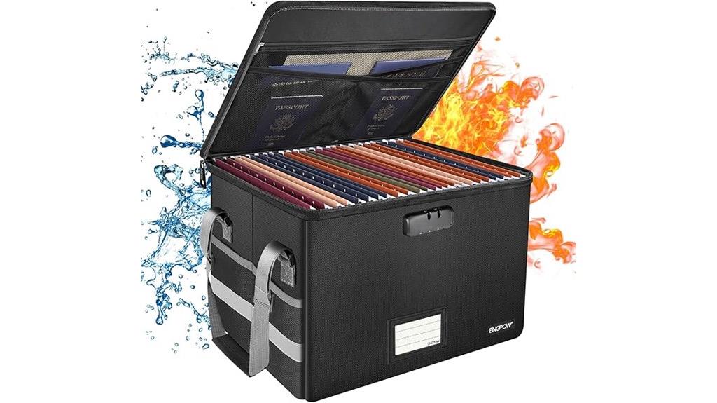 fireproof lockable storage box