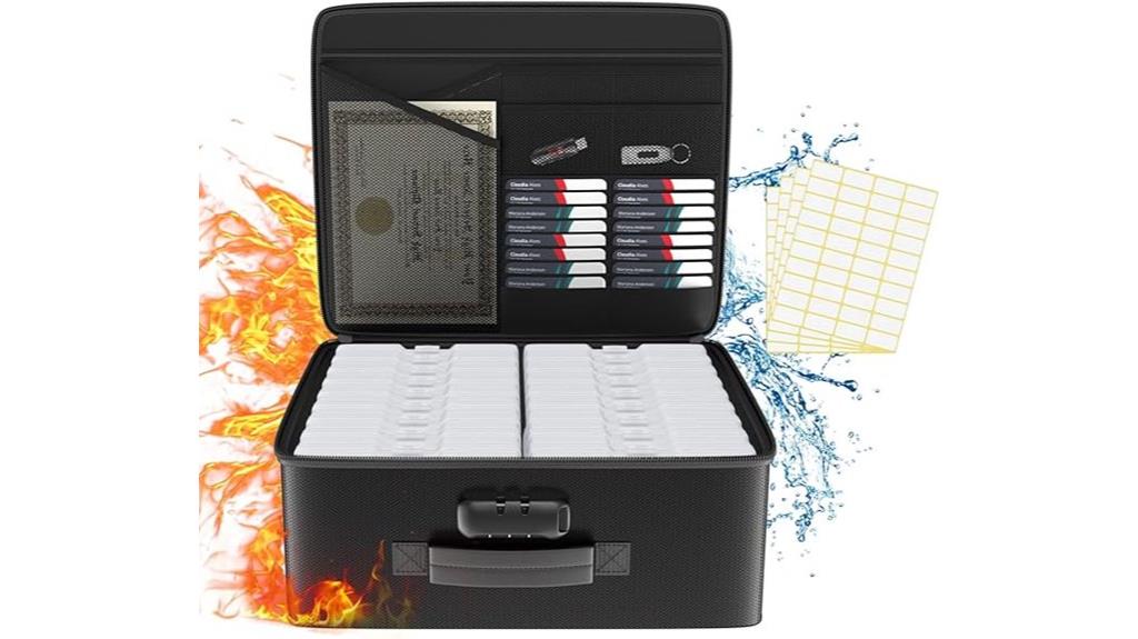 fireproof photo storage box