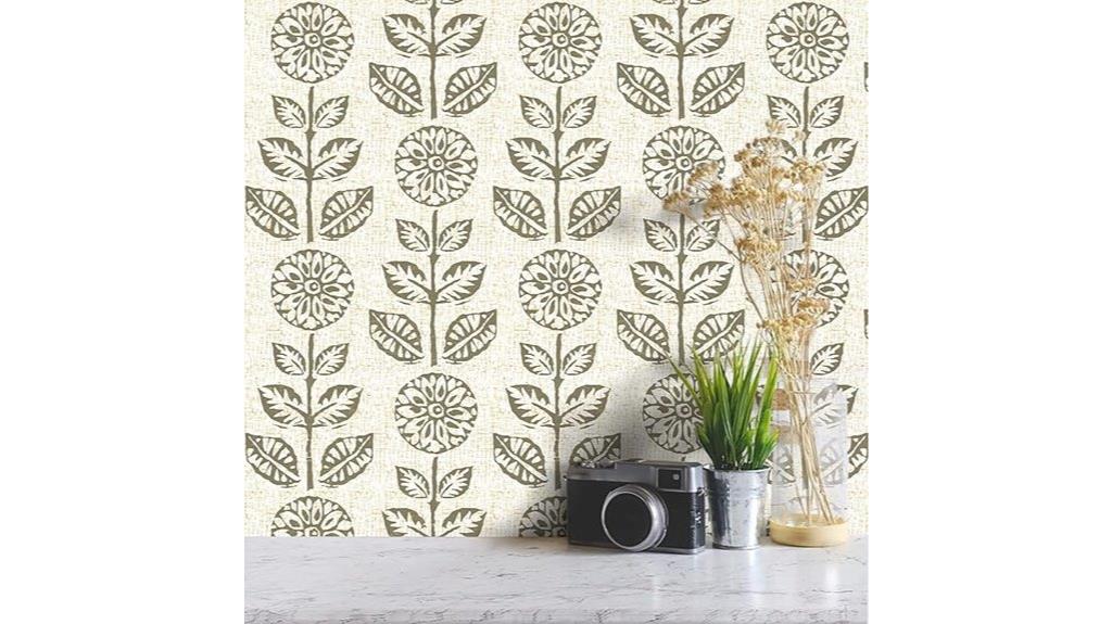 floral peel and stick