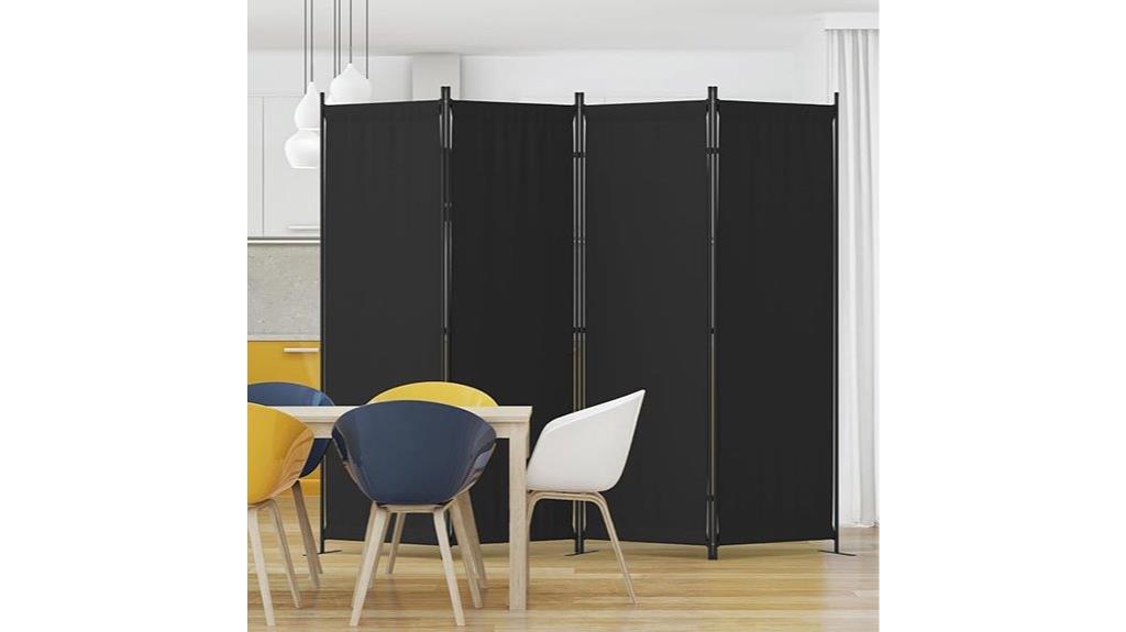 four panel room divider