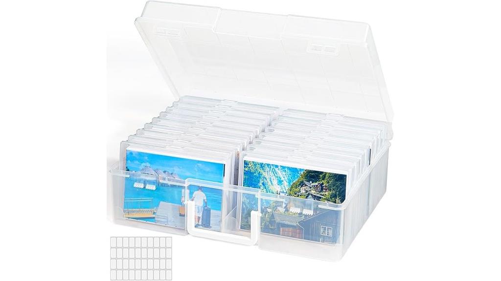 four piece photo storage box