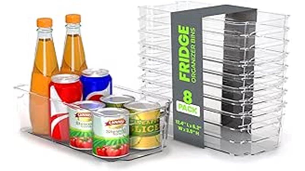 fridge storage bins pack