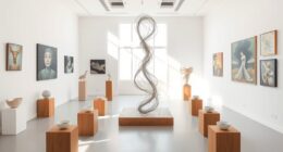 gallery displays of varying sizes